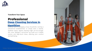 Professional Deep Cleaning Services - Procommercial Cleaning Services