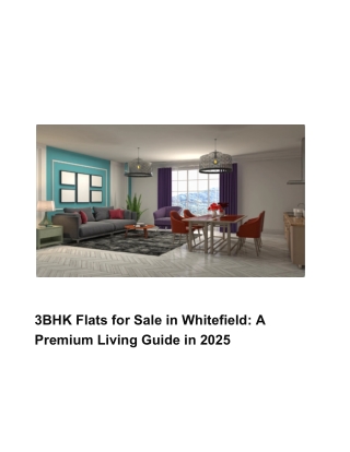 3BHK Flats for Sale in Whitefield (1)