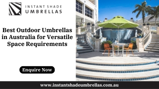 Best Outdoor Umbrellas in Australia for Versatile Space Requirements