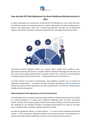 Accurate HCC Risk Adjustment Services | Trusted by 3Gen