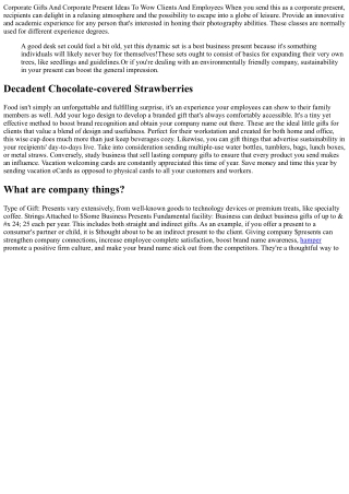 65 One-of-a-kind Corporate Present Ideas Jan 2025