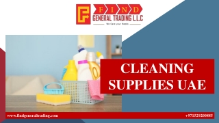 CLEANING SUPPLIES UAE