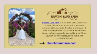 Celebrate Your Love with a Stunning Outdoor Wedding Ceremony at Rancho Luna