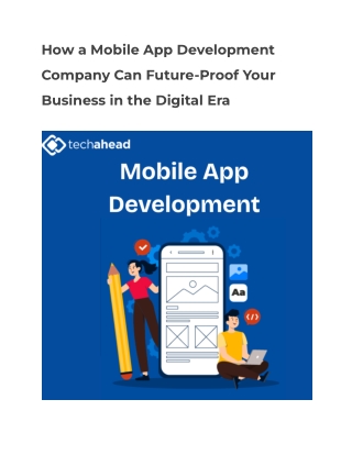 Transform Your Vision into Reality with Mobile App Experts