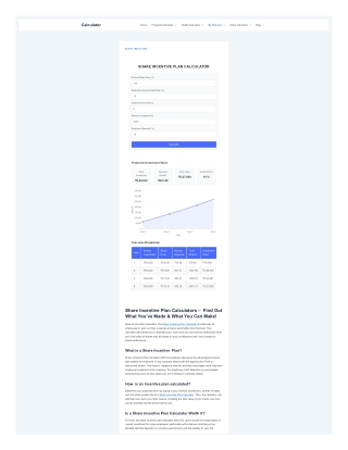 voricicalculatora-xyz-share-incentive-plan-calculator-