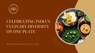 Showcasing the Vibrant Variety of Indian Cuisine in One Feast