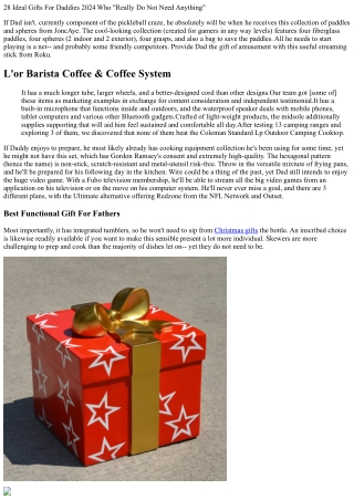 The 58 Best Gifts For Every Kind Of Father