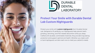 Protect Your Smile with Durable Dental Lab Custom Nightguards