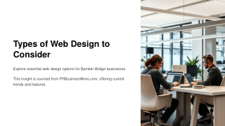 Types of Web Design to Consider in Bamber Bridge