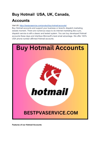 Top Sites  To God  Buy Hotmail Accounts