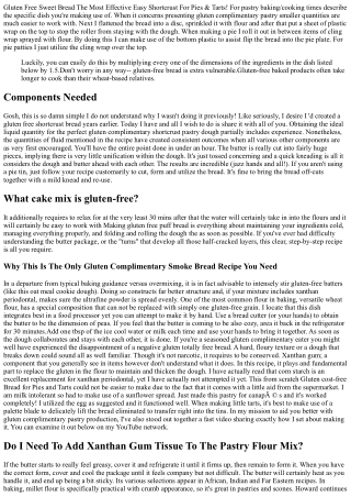 Gluten Totally Free Shortcrust Bread Dish