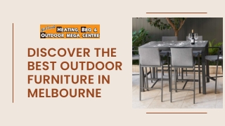 Outdoor Furniture Melbourne