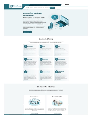 AI Blockchain Development Company | Rain Infotech
