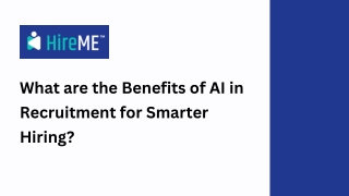 What are the Benefits of AI in Recruitment for Smarter Hiring?