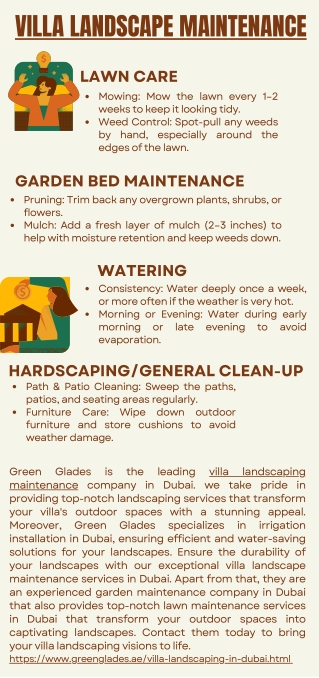 Villa Landscape Maintenance