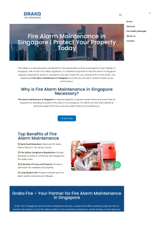 "Reliable Fire Alarm System Maintenance in Singapore: Your First Line of Defense