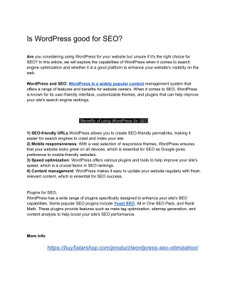 _The Benefits of Using SEO in WordPress