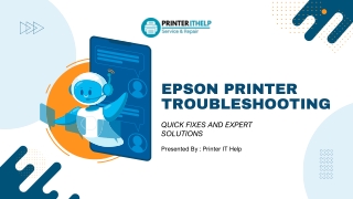 Epson Printer Troubleshooting | Printer IT Help