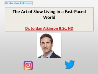 The Art of Slow Living in a Fast-Paced World