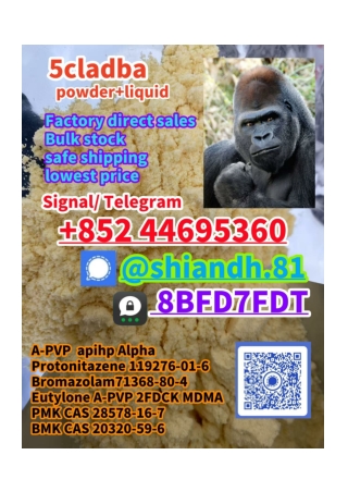 5cladba 5CL-ADB-A Precursor Raw 5cladba Adb for Research Chemical