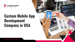 Custom Mobile App Development Company in USA