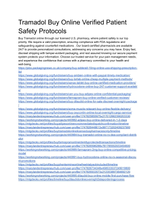 Tramadol Buy Online Verified Patient Safety Protocols
