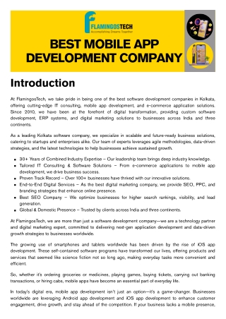 Flamingostech Android & iOS Apps