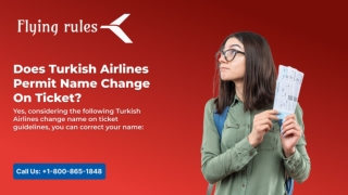 Turkish Airlines change name on ticket