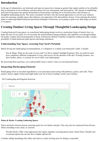 “Creating Outdoor Living Spaces Through Thoughtful Landscaping Design”