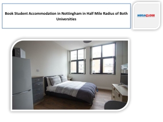 Facilities Provided in Student Accommodations in Nottingham