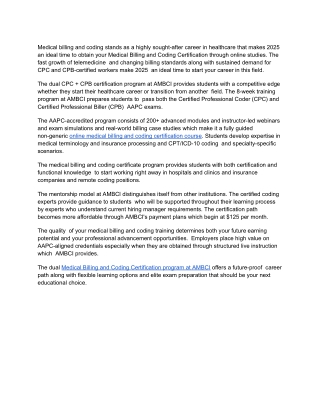 Why 2025 Is the Year to Earn Your Medical Billing and Coding Certification