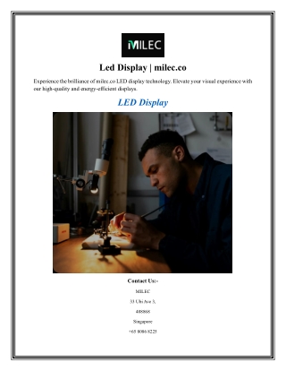 Led Display milec.co