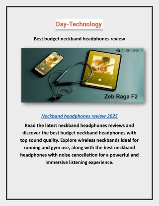 Best budget neckband headphones review