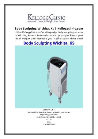 Body Sculpting Wichita, Ks  Kelloggclinic.com