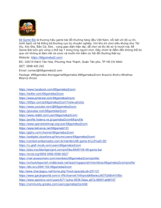 68 Game Bài