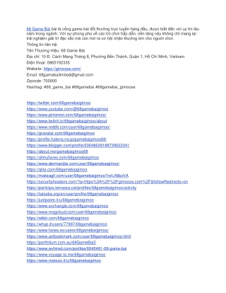 68 Game Bài