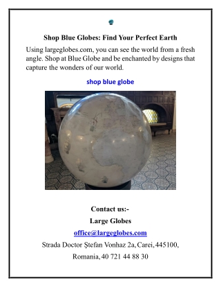 Shop Blue Globes Find Your Perfect Earth