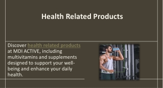 Health Related Products