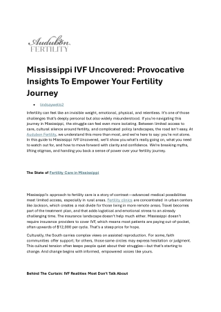 IVF in Mississippi