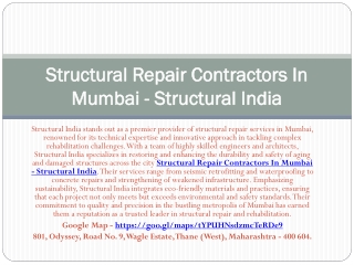 Best Structural Repairs Of Industrial Buildings - Structural India