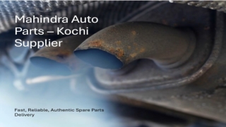 Mahindra Spare Parts Hub in Kochi – Fast, Reliable, Genuine