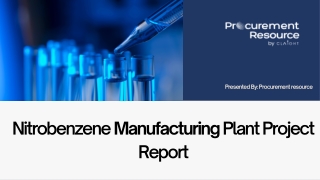 Nitrobenzene Manufacturing Plant Project Report by Procurement Resource