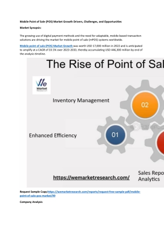 Mobile Point of Sale (POS) Market Growth Drivers, Challenges, and Opportunities