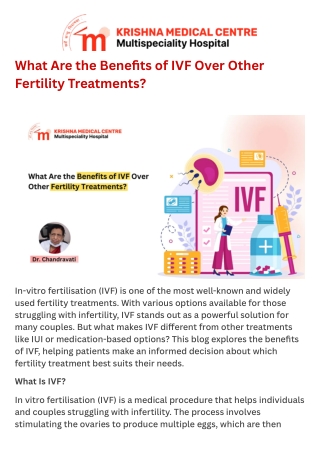 What Are the Benefits of IVF Over Other Fertility Treatments