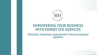 Empowering Your Business with Expert CFO Services