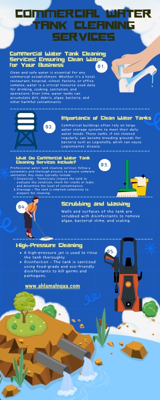 commercial water tank cleaning services