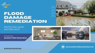 Flood Damage Remediation | Southern Elite Restoration