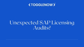 Unexpected SAP Licensing Audits