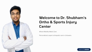 Dr. Shubham Agarwal – Expert Orthopedic Surgeon Doctor in Jhotwara | Joint, Knee