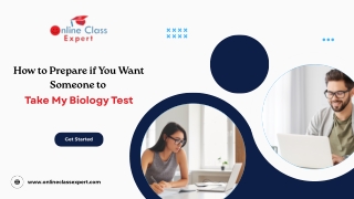 How to Prepare if You Want Someone to Take My Biology Test